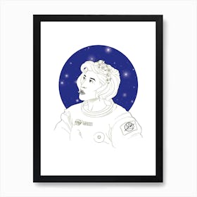 Never An Astronaut Art Print