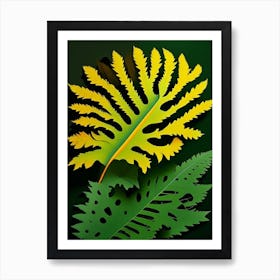 Tansy Leaf Vibrant Inspired 1 Art Print