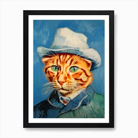 Portrait of a cat, Vincent van Gogh Art Print