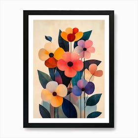 Flowers In A Vase 51 Art Print