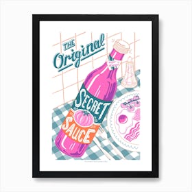 Secret Sauce Art Print