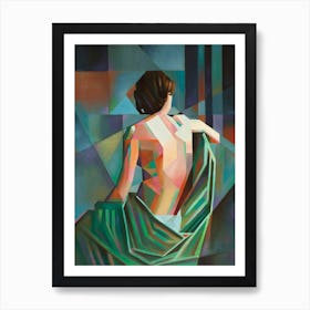 Homage To Eug�ne Durieus Seated Female Nude 02 08 22 (3 4 Ratio) (3118 X 4157) Art Print