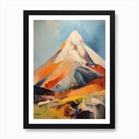 Mount Russell Usa 3 Mountain Painting Art Print