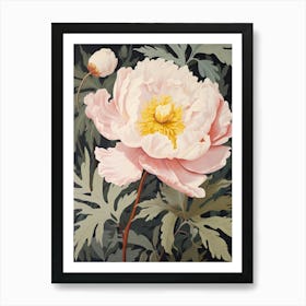 Peony 3 Flower Painting Art Print