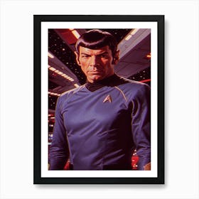 Star Trek Spock Art Print