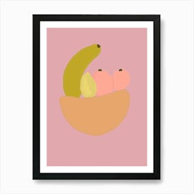 Fruit In A Bowl Art Print