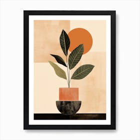 Plant In A Pot 1 Art Print