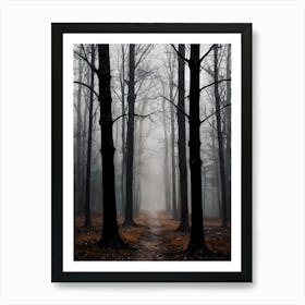 Foggy Forest 3 Art Print