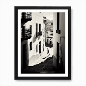 Granada, Spain, Black And White Analogue Photography 2 Art Print