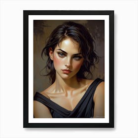 Portrait Of A Woman 21 Art Print