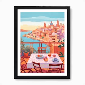 Cartagena Spain 7 Illustration Art Print