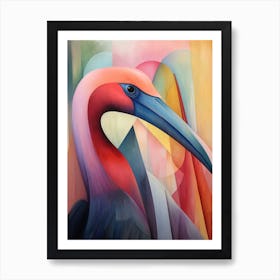 Pelican Geometric 1 Art Print