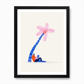 Under The Palm Art Print