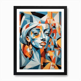 Abstract Of A Woman Art Print