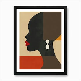 Woman'S Face 131 Art Print