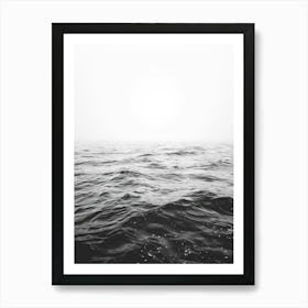 Black And White Seascape Art Print