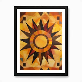 Bohemian Sunburst،
A vibrant representation of the autumn sun.4 Art Print