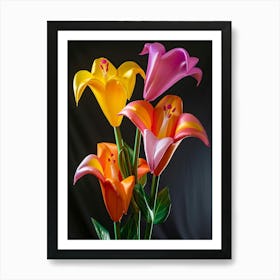 Bright Inflatable Flowers Lily 1 Art Print