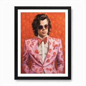 Harry Styles Heart  2 Art Print