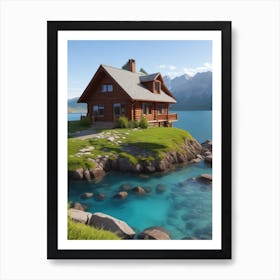 Beautiful House on the Lakeside 1 Poster