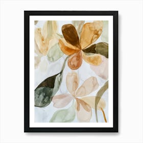 Earthy Bloom No 3 Art Print