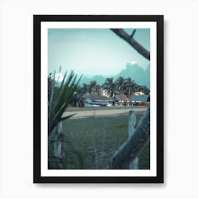 Airfield Amidst The Palms Mexico Art Print