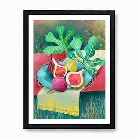 Figs In A Garden Art Print