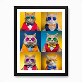 COOL CATS Art Print