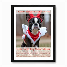 Cupid Pup ~Reimagined Art Print