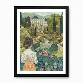 In The Garden Mirabell Palace Gardens Austria 3 Art Print