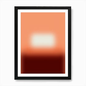 Blurred - Pumpkin II Art Print