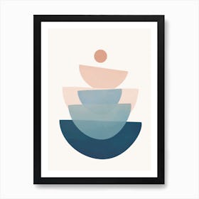 Abstract Minimal Shapes 30 Art Print