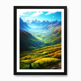 Mountain Landscape 5 Art Print