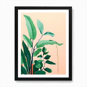 'Banana Plant' Art Print