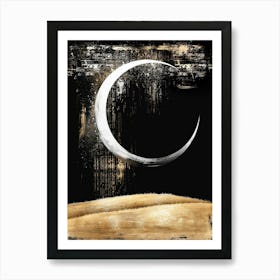 Crescent Moon Art Print