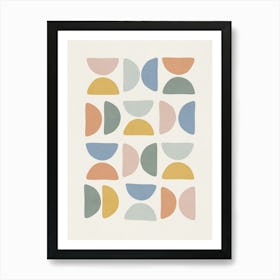 Geometric Shapes 24 2 Art Print