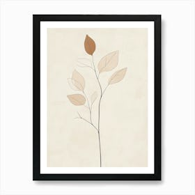 Ivy leaves Art Print