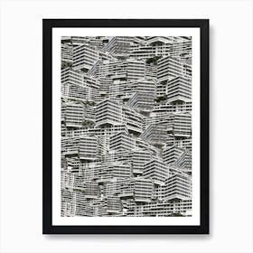 Singapore Interlace Art Print