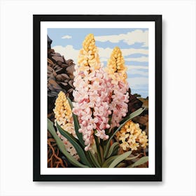 Hyacinth 2 Flower Painting Art Print