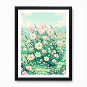 Field Of Flowers Art Print