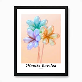 Dreamy Inflatable Flowers Poster Love In A Mist Nigella 2 Art Print