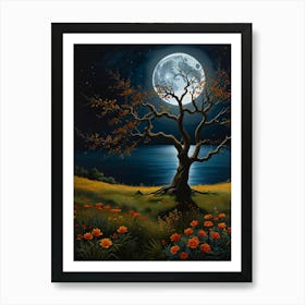 Full Moon 1 Art Print