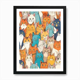 Many Cats Poster