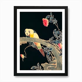 Chinese Bird On A Branch Art Print