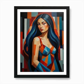 Abstract Of A Woman 7 Art Print