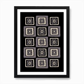 Geometric Abstraction/Boxed In Art Print
