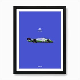 Cars in Colors, 917 Hippie Affiche