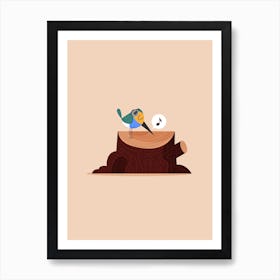 DJ Bird Art Print