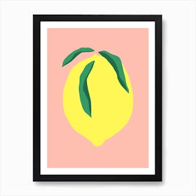 Lemon Art Print