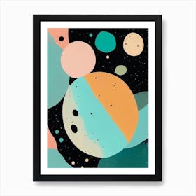 Planetary Nebula Musted Pastels Space Art Print